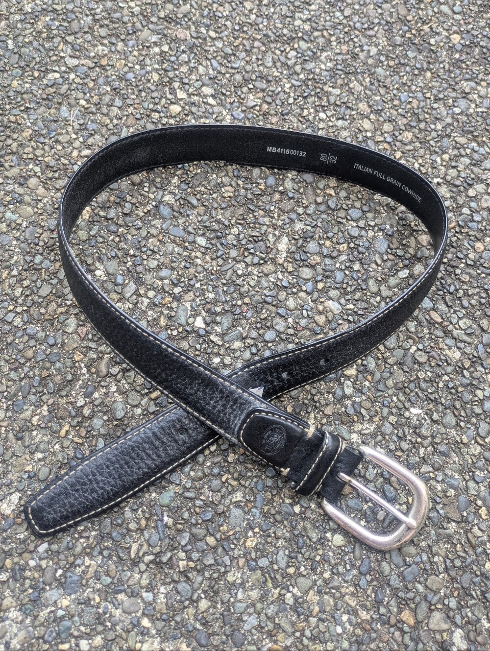 Fossil Black Leather Belt